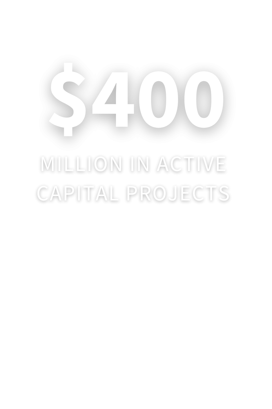$400 million in active capital projects
